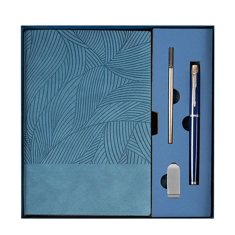 Custom A5 Notebook, Pen & USB Gift Set, view 1