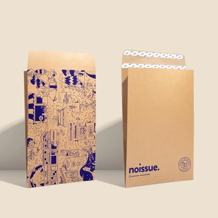 Custom Express Brown Kraft Paper Shopping Bag with Luxury Cardboard Flexo Printed Food & Gift Packaging Durable Mailing Bags